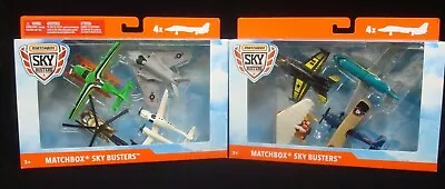 Matchbox Sky Busters 4-pack ~ 2 Different Packs ~ 8 Different Aircraft   • $19.95