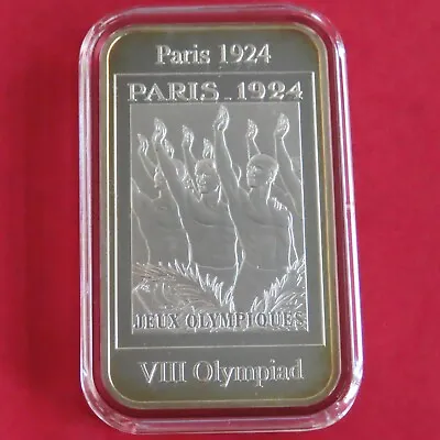 Paris 1924 Olympic Games Host City Silver Proof Ingot - London 2012 • £49.95