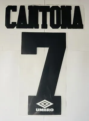 Retro Eric Cantona 1994-1995 Away Nameset Printing Manchester United Jersey • £13.99