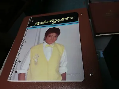 Michael Jackson Notebook Full Size From 1984 Triumph Merch. Excellent Shape  • $8