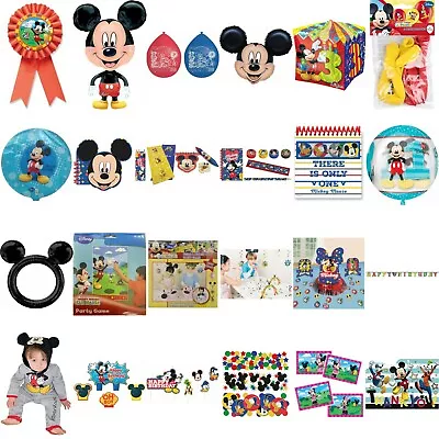 £5.99 • Buy Mickey Mouse Theme Kids Birthday Party Tableware Decorations Bag Fillers Disney
