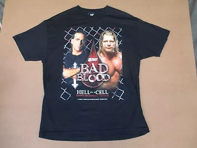 Vtg NWoT 2004 HELL IN A CELL Sean Michaels Triple H RAW WWE Wrestling T Shirt • $205.16