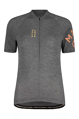 Maloja ScaliereM. Women's Short Sleeve MTB Road Gravel Jersey Cycle Jersey Grey 33168 • £68.21