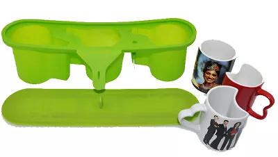 $64.31 • Buy 3 On 1 Mug 3D Sublimation Ink Heat Press Mould VACUUM MEMBRANE Silicone Seal