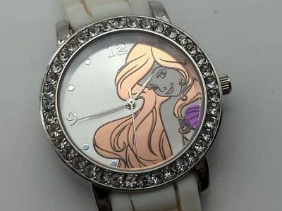 $14.88 • Buy Little Mermaid Disney Ariel Watch White NICE LOOK NEW BATTERY 