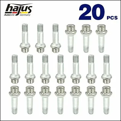 20 X Wheel Bolt Wheel Screw Mercedes M14 X 1.5 X 68/48.5 Mm Chrome Original Hajus • $61.35