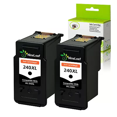 2PK PG-240 XL Black Ink For Canon PG-240 XL MX432 MX452 MX512 MX472 MX532 MG4120 • $34.89