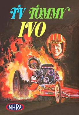 1971 TV Tommy Ivo NHRA Drag Racing Poster • $19.95