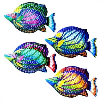 Coastal Wall Decor Ocean Sea Metal Fish Wall Decor Hanging Wall Art Decorat... • $30.27