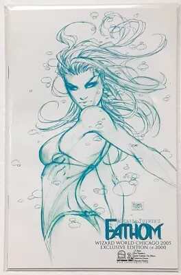 IMAGE FATHOM #3b 2005 WIZARD WORLD CHICAGO 1/2000 MICHAEL TURNER SKETCH VARIANT • $27.16