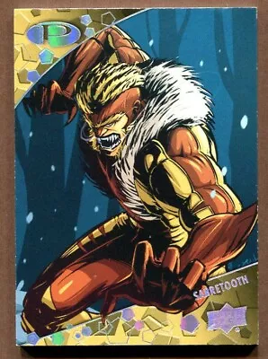 Sabretooth 2021 2023 Upper Deck Marvel Premier Base Foil 14/99 #35 • $49.99