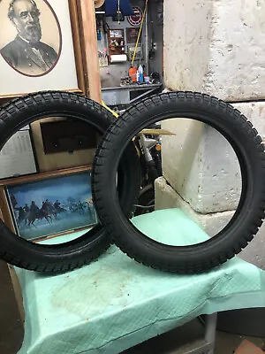 Vintage Carlisle Made In USA 4 Ply Motorcycle Motocross Tire 3.35/3.50-18  A1913 • $29.95