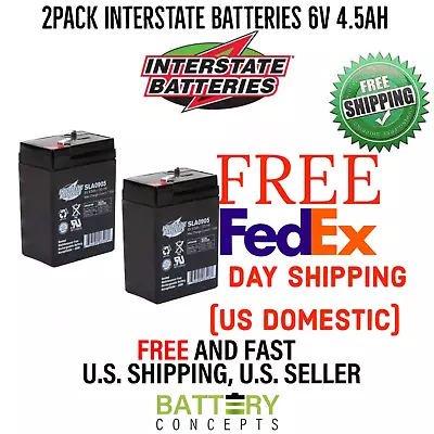 2Pk Moultrie 6 Volt Rechargeable Safety Battery • $49.99