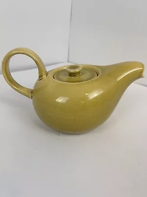 Vintage Russel Wright Teapot Mid Century Steubenville USA Chartreuse Green MCM • $29.99