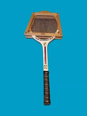 Vintage Melbourne Tennis Racket (With Regent Clamp) 4 3/8 L Good Net/Webbing G.C • $17.12