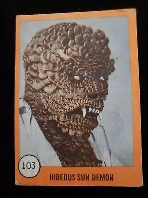 1961 ORANGE HORROR MONSTER NU-CARD 103 Card • $7