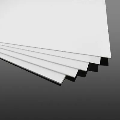 White ABS Plastic Sheet Panel DIY Model Craft 0.5~3mm Thick Multi Size • $2.60