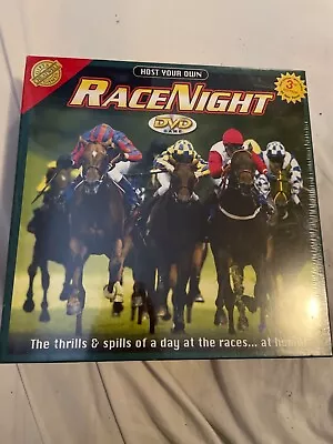 Host Your Own Race Night (Horse Race) DVD Game (3rd Edition) Brand New & Wrapped • £14.99