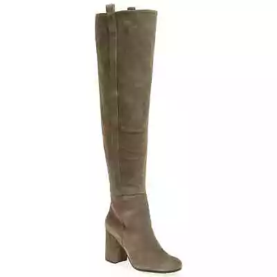 Vince Camuto Signature Women Over The Knee Boots Kylar Size US 9.5M Grey Suede • $35