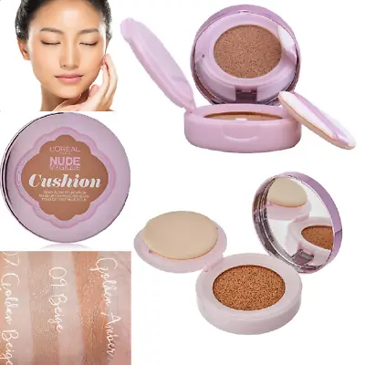 L'Oréal Foundation Nude Magic Cushion Magic Dream 11 Amber Golden 0.5oz • $9.21