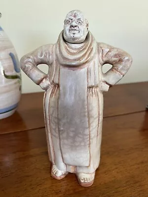 Vintage Pottery Monk Decanter • $29