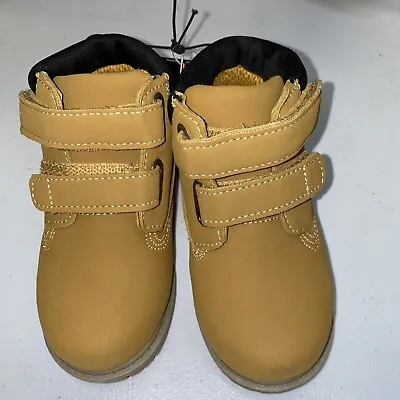 WN Boys Toddler/Baby Non-Marking  Wheat Boots Size 6 NWT • $12.76