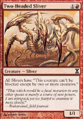 TWO-HEADED SLIVER X4 4 4X Time Spiral MTG Magic The Gathering Cards DJMagic • $4.39