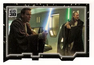 2007 Topps Star Wars 30th Tryptich Puzzle The Phantom Menace Master & Apprentice • $1.79