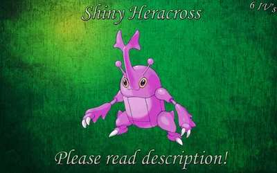 $2.99 • Buy Shiny Heracross 6IV - Pokemon X/Y OR/AS S/M US/UM Sword/Shield