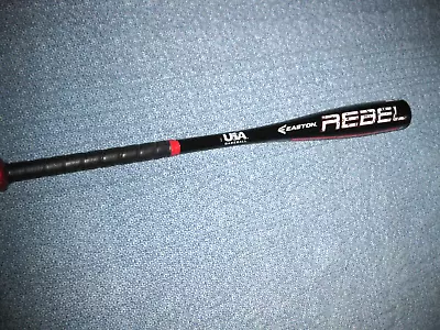 Easton Rebel Youth USA Baseball Bat 27 In 17 Oz YBM18RB -10 ALX501 Black Red • $25