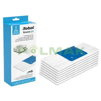 ORIGINAL 7 Wet Mopping Pads For IRobot Braava Jet M Series Robot Mops M6  • £19.99