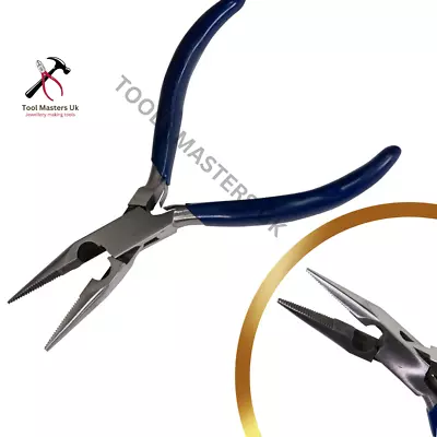 Chain Nose Pliers With Cutter- Jewelry Making Wire Work And Metal Forming Tool • £6.99