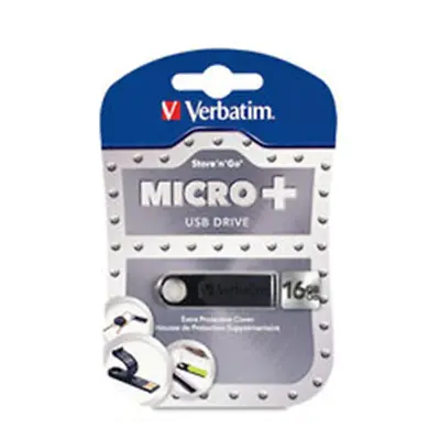 Verbatim Micro 16Gb Usb2 Black Store N Go • $29.95
