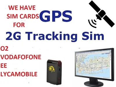 O2 Classic 321 Sim 2G Sim Card For GPS Tracking Device Tracker GSM Car Pet Child • £0.99