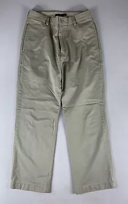 J. Crew Chinos Pants Mens 30x30 Flat Front Beige (act: 30x29) • $4