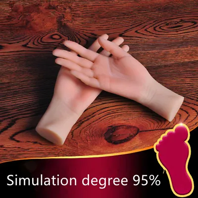 Silicone Lifelike Female Hand Finger Mannequin Display Jewelry Model Props 1PC • $32.79