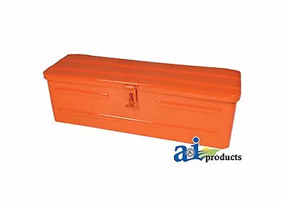 New Orange Metal Tool Box For Kioti Kubota Allis Chalmers Tractor 5A3OR • $99.85