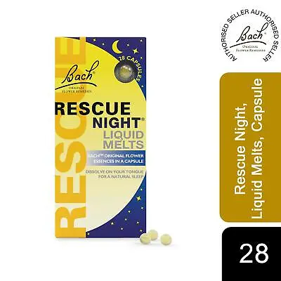 £9.19 • Buy Bach Rescue Remedy Night Melts X28 Natural Remedy For Restful Sleep
