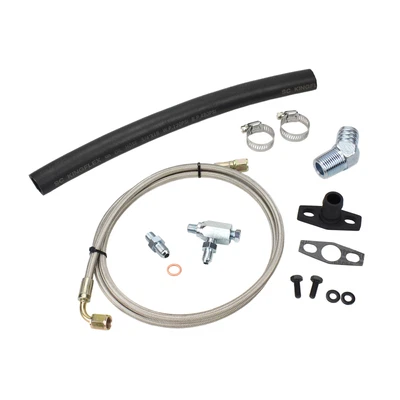 Turbo Oil Feed Return Line Kit For Toyota 2H HJ47 HJ60 HJ75 TD05H Oil-Cooled • $136.13