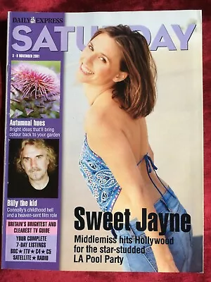 SATURDAY 03/11/2001 JAYNE MIDDLEMISS Georgina Walker Billy Connolly Ian Botham • £14.99