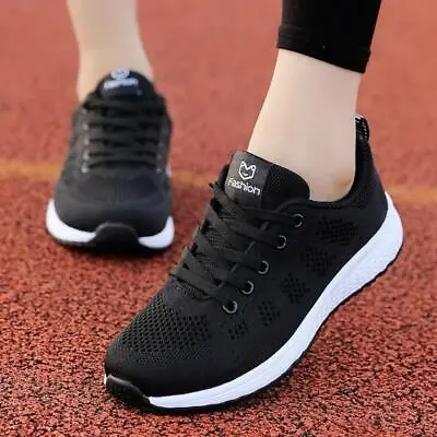 Zapatos 2024 Para Correr Zapatillas De Tenis De Moda Transpirables Para Mujer • $15.99