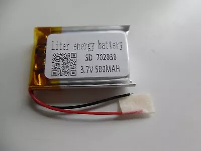 3.7V Lipo Li-Polymer Rechargeable Battery MP3 Camera 702030 • £8.99