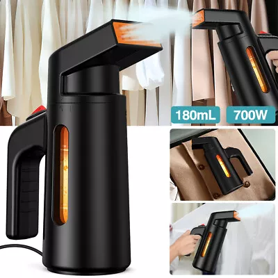 Portable Handheld Garment Steamer Fast Heat For Clothes Travel Home Steam Iron • £18.99