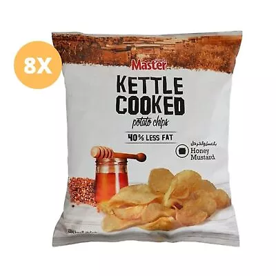 8 Pack X Master Chips Potato Kettle Cooked Honey Mustard 45 Gram • $42.58