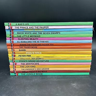 Lot Of 19 Vintage Walt Disney Wonderful World Of Reading Books See Titles In Pic • $23.99