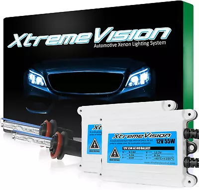 55W AC Xenon HID Bundle With Slim AC Ballast (1 Pair) And H11 6000K - 6K Light B • $62.99