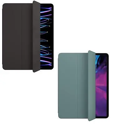 Genuine Apple Smart Folio Case Ipad Pro 12.9 3rd 4th 5th 6th Gen Black / Cactus • £26.90