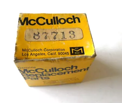 Vintage NOS OEM McCulloch  PN 87713 Piston With Rings Kart/Chainsaw • $49.99