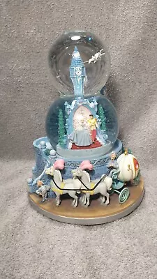 £114.50 • Buy Cinderella Wedding Snow Globe Dream Is A Wish Your Heart Makes Horse Carriage