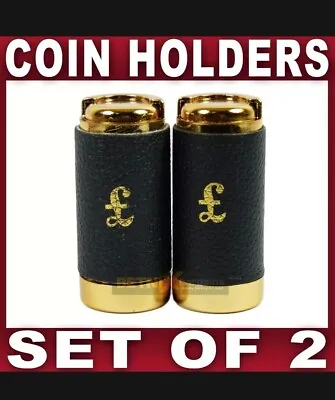 Pack Of 2 £1.00 Coin Holders  Spring Loaded Dispenser Lightweight  • £8.50